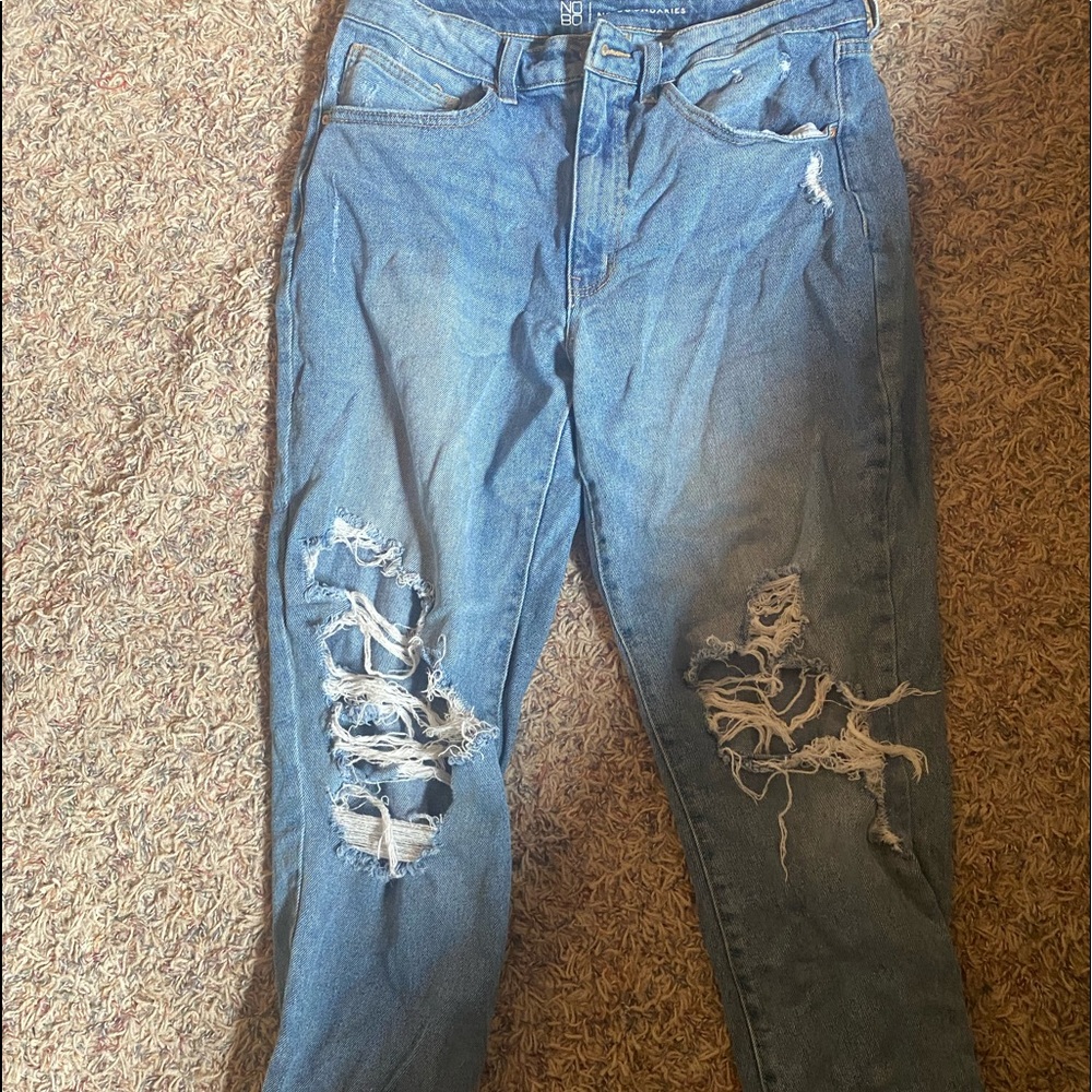 No boundaries high waisted mom jeans